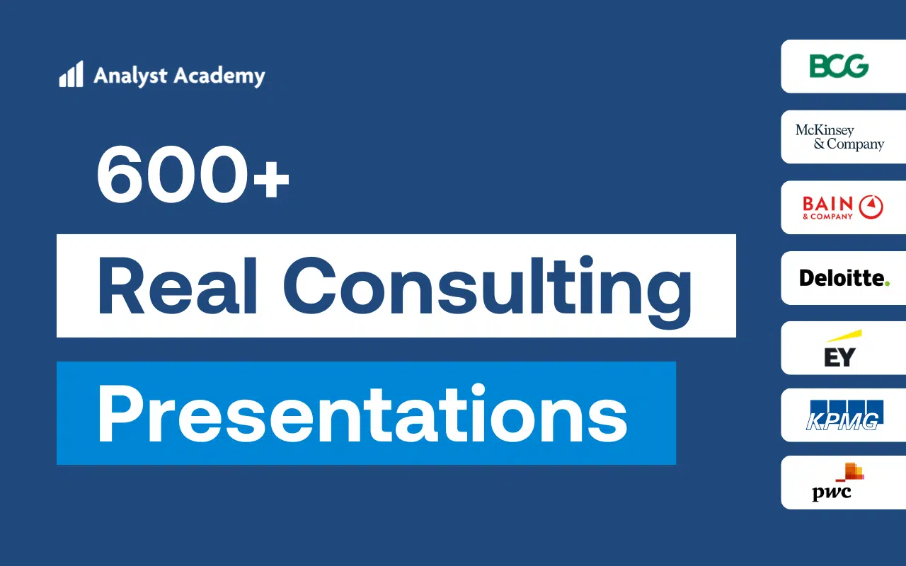 600+ Real Consulting Presentations From McKinsey, BCG, Bain, And More |  Analyst Academy