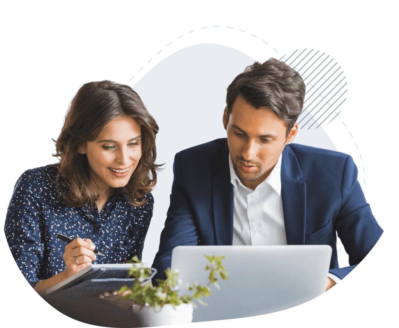 insightful-presentation business professionals taking analyst academy courses
