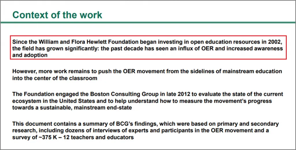 BCG introduction slide with situation highlighted