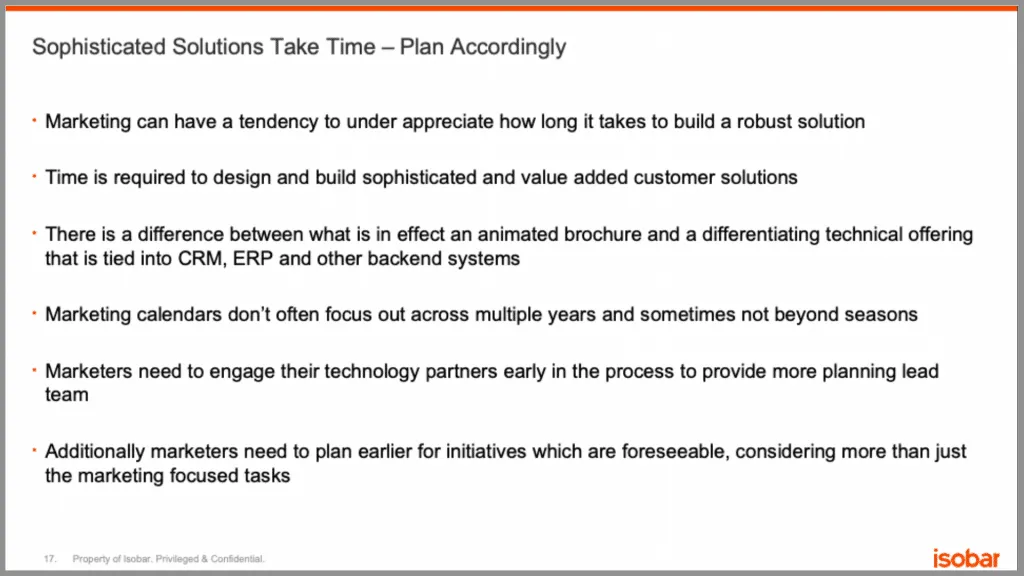 Isobar slide that lacks guidance (PowerPoint mistake)