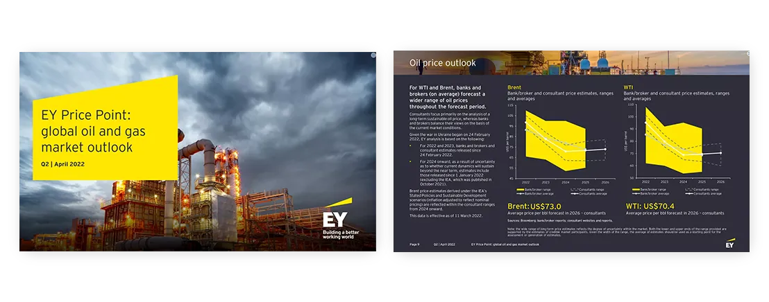 EY Price Point global oil and gas market outlook Q2 April 2022 EY
