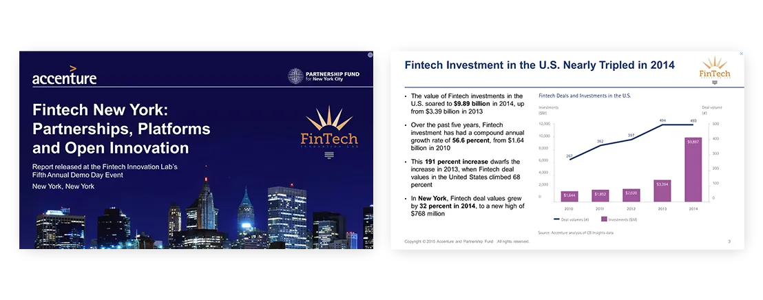 Fintech New York Partnerships Platforms and Open Innovation Accenture